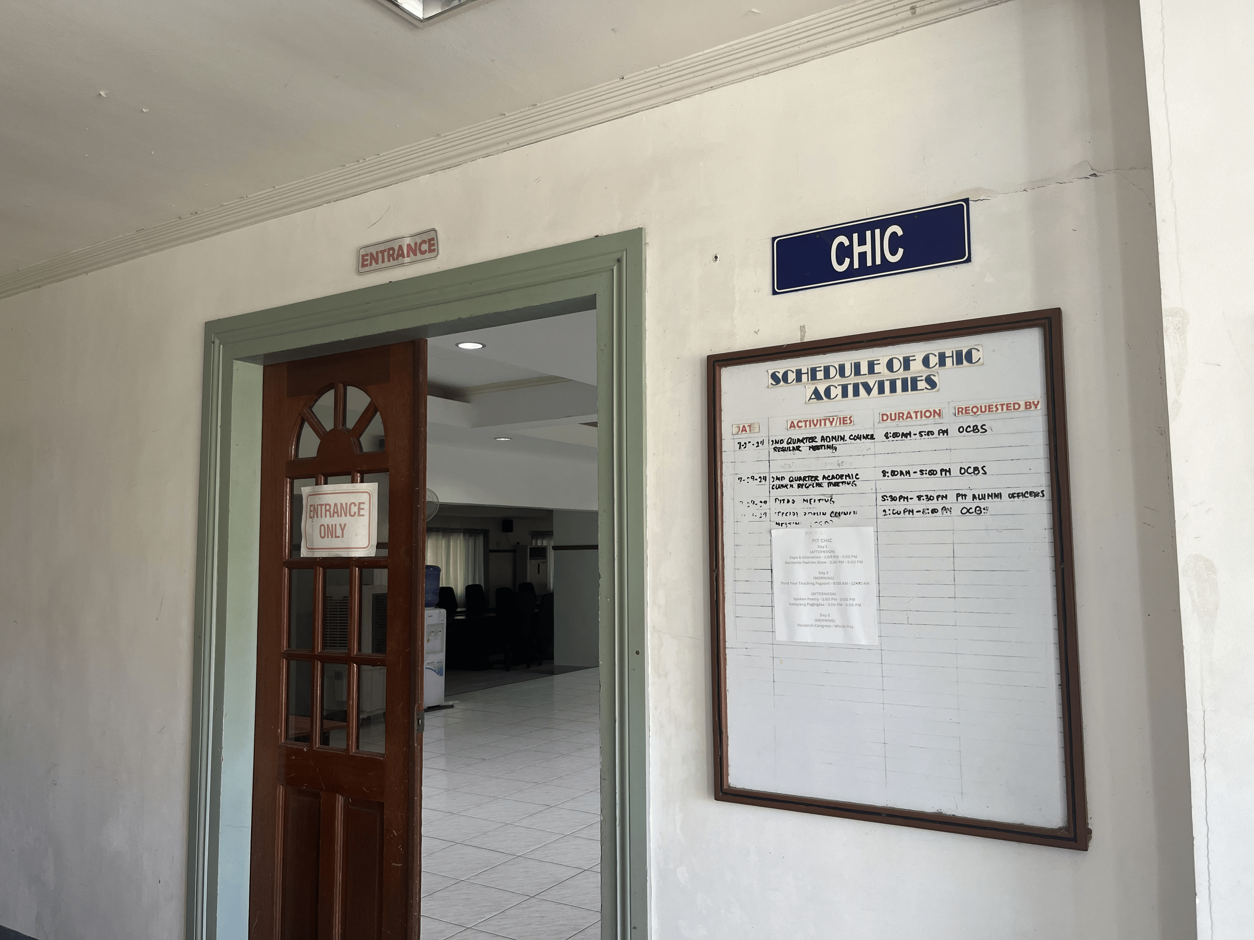 CHIC Conference Hall